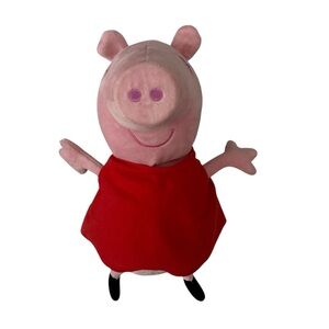 Talking Peppa Pig Pink and Red Plush Toy